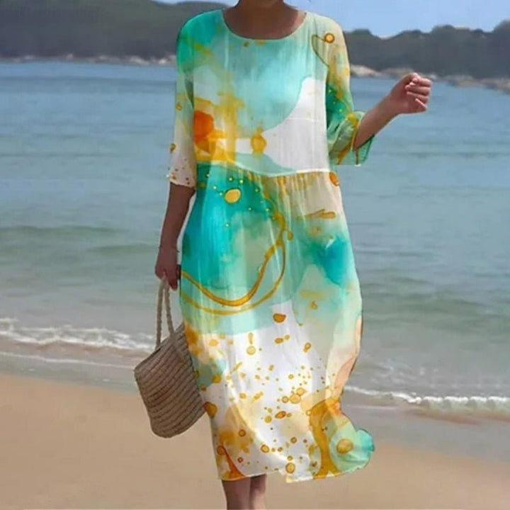 Sunset Flower Dress