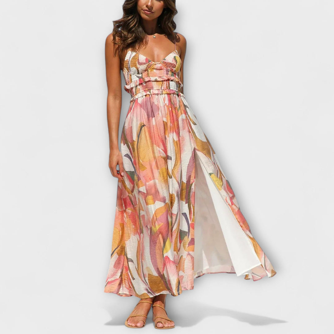 Printed Midi Dress