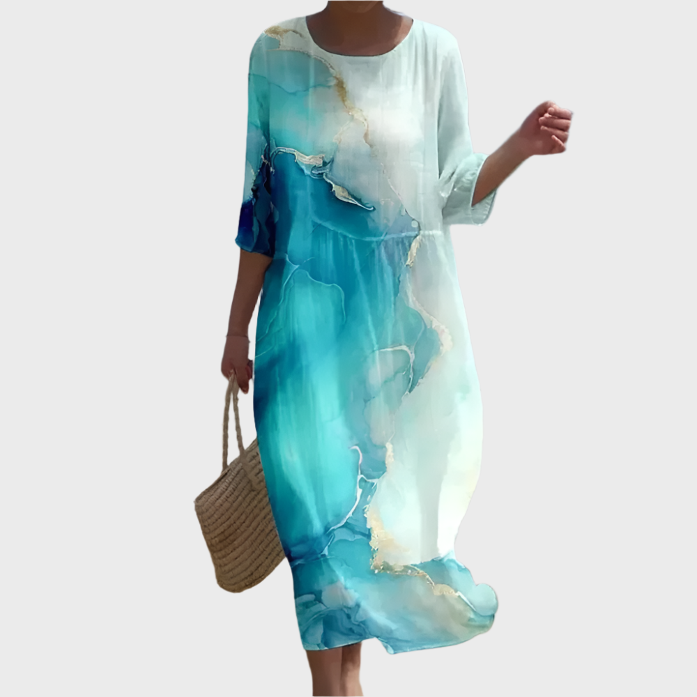 Airy Dress with Cover