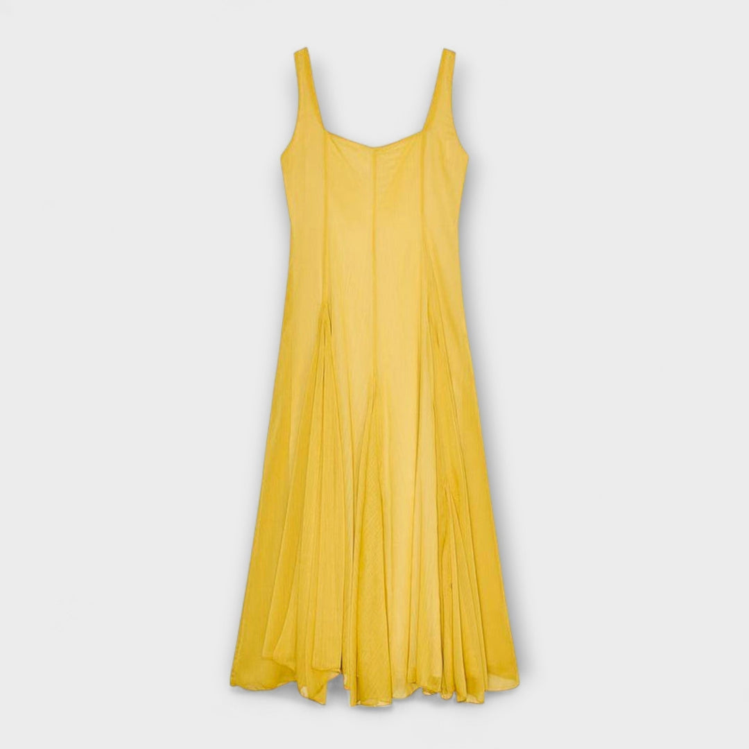 Dress with Square Neckline