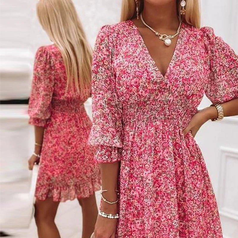 Elegant Floral Dress