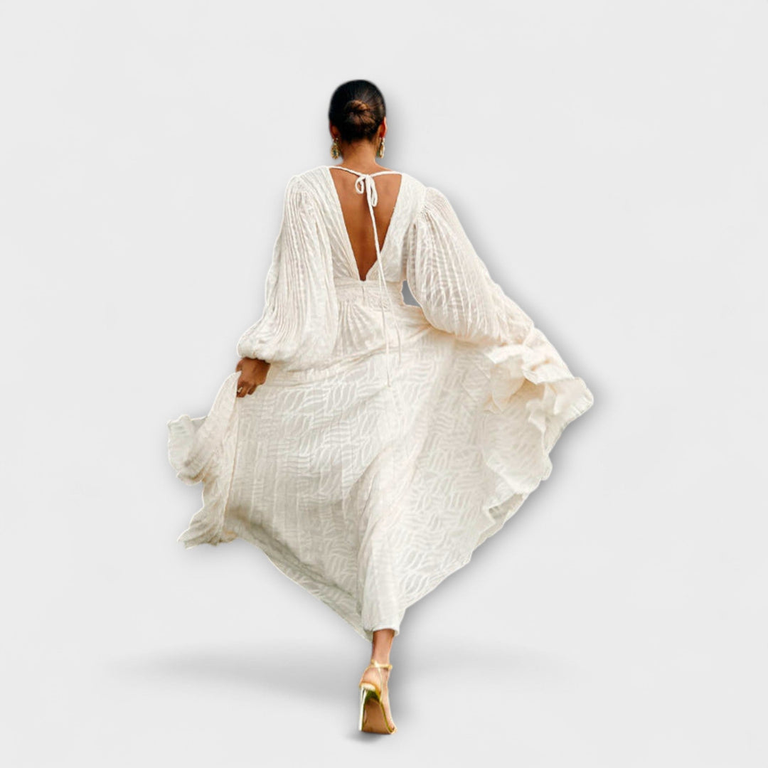 Cream Maxi Dress by Allegory