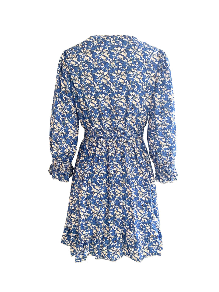 Women's V-Neck Boho Floral Dress