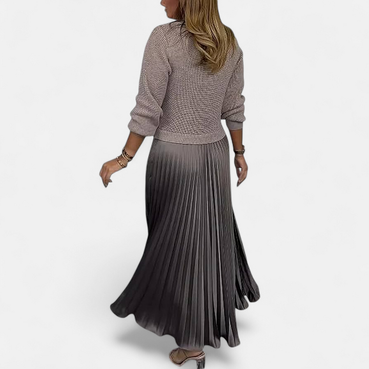 Knit Top Maxi Dress