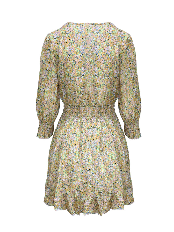 Women's V-Neck Boho Floral Dress