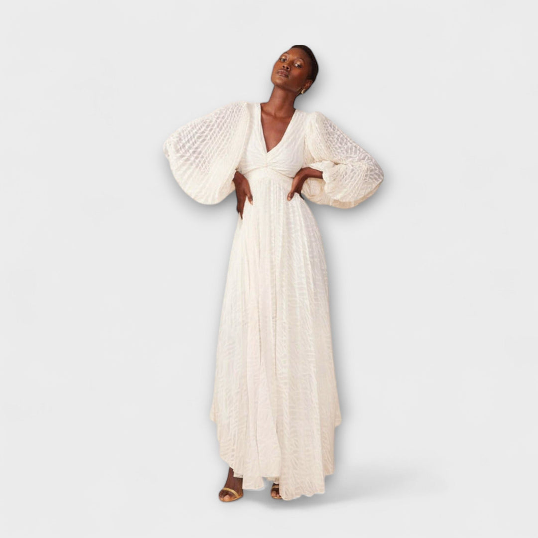 Cream Maxi Dress by Allegory