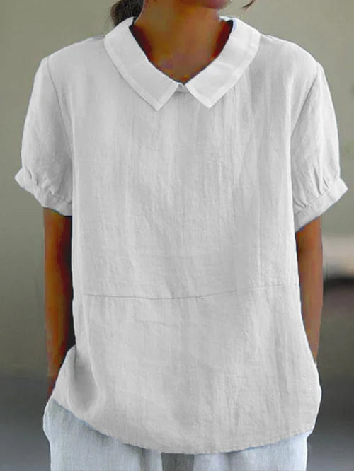 Women’s Casual Blouse with Classic Collar