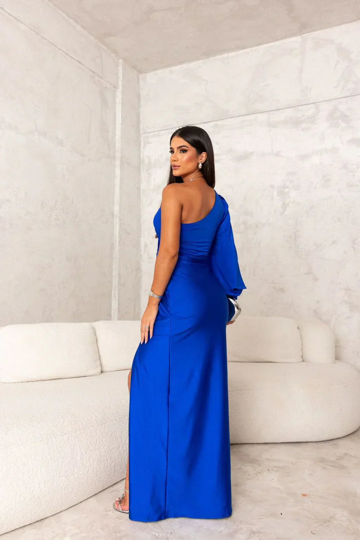 Women's One-shoulder Wedding Guest Dress | Maxi