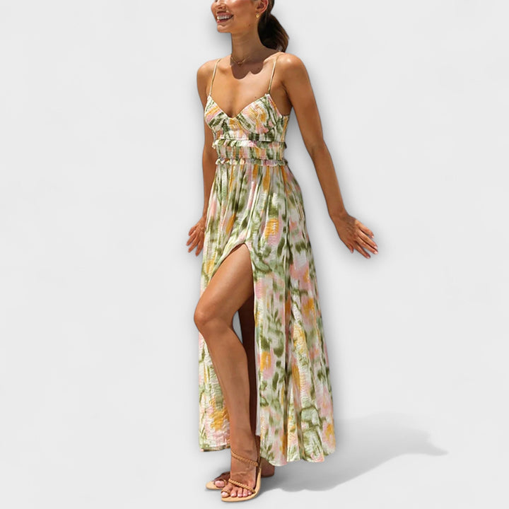 Printed Midi Dress