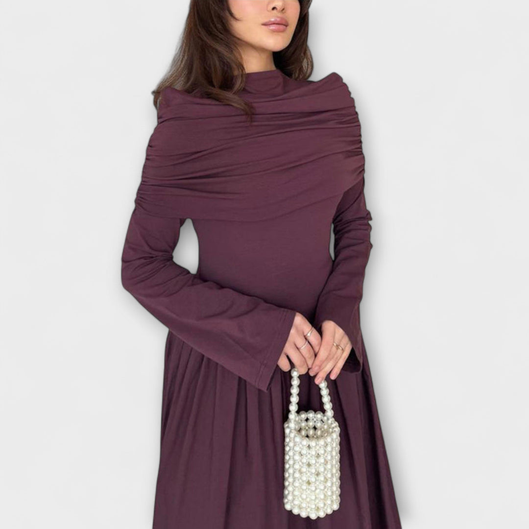Relaxed Pleated Dress