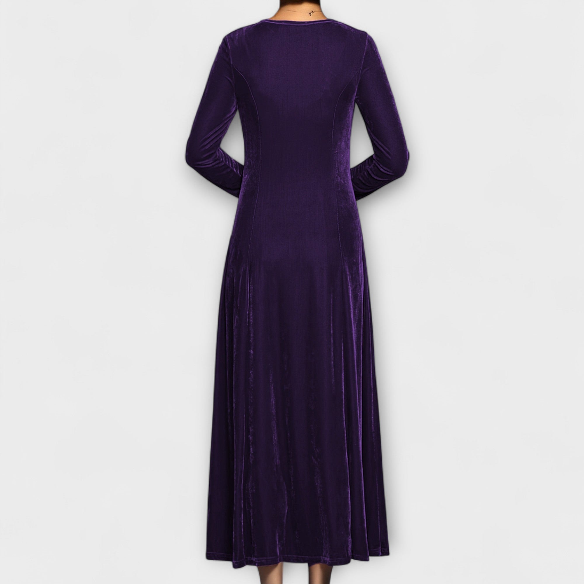 April - Soft Velvet Dress