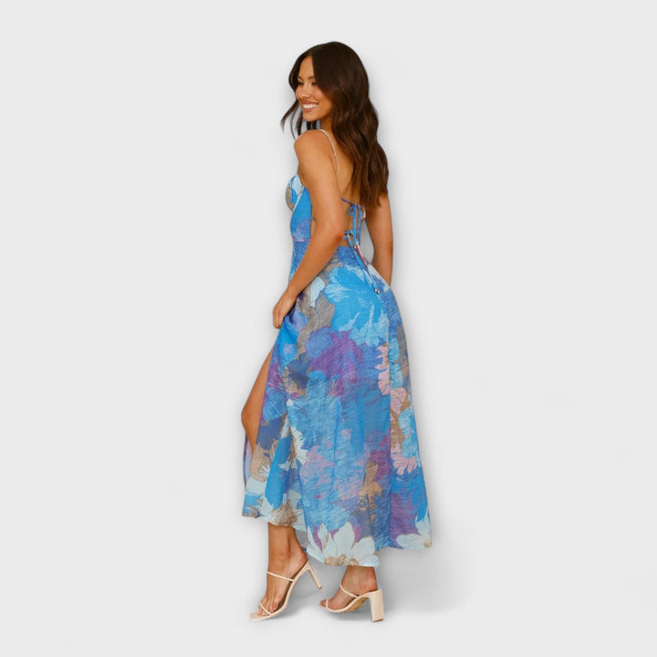 Floral Print Strap Dress for Women - Stylish and Alluring