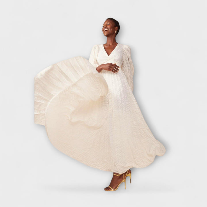 Cream Maxi Dress by Allegory