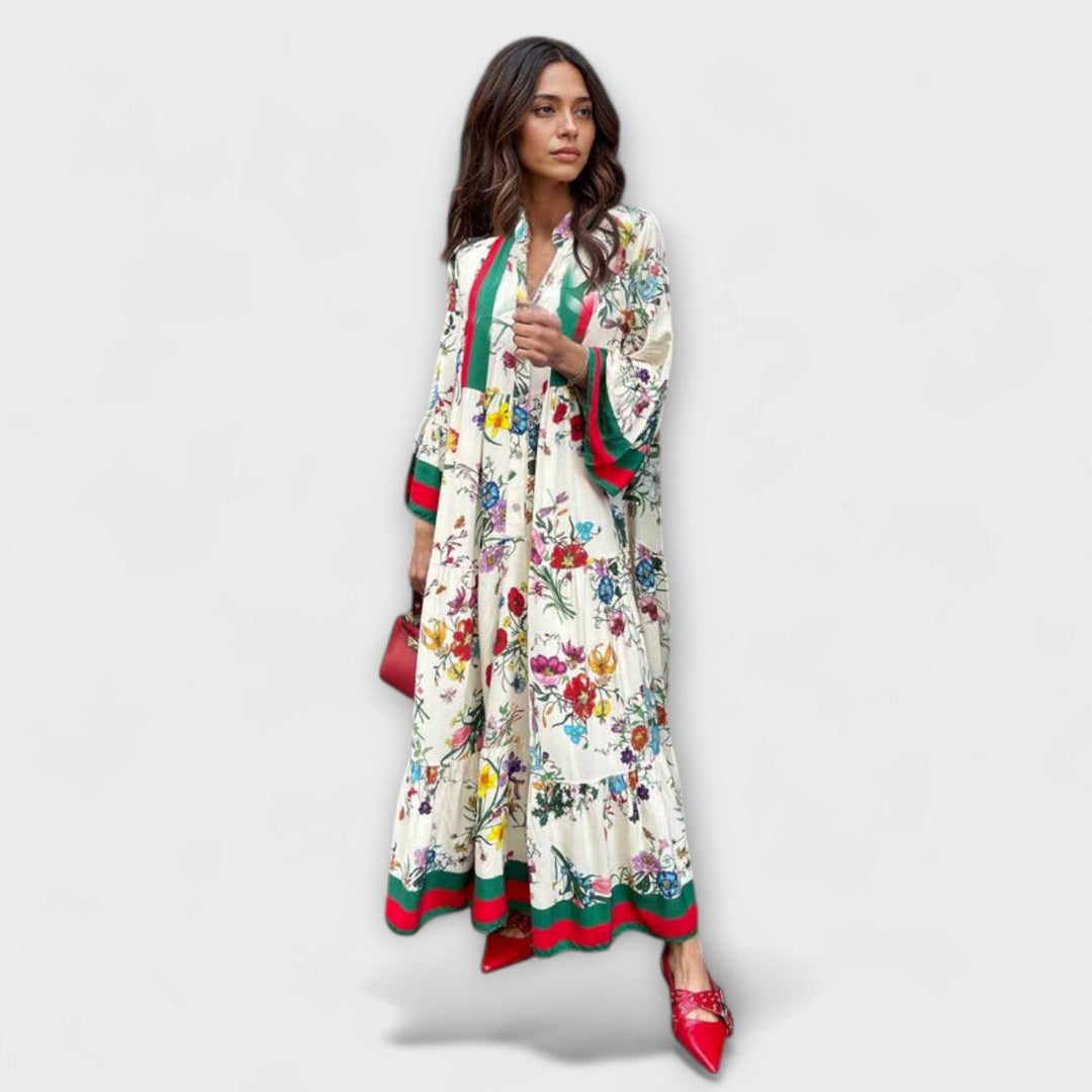 Maxi Dress with Floral