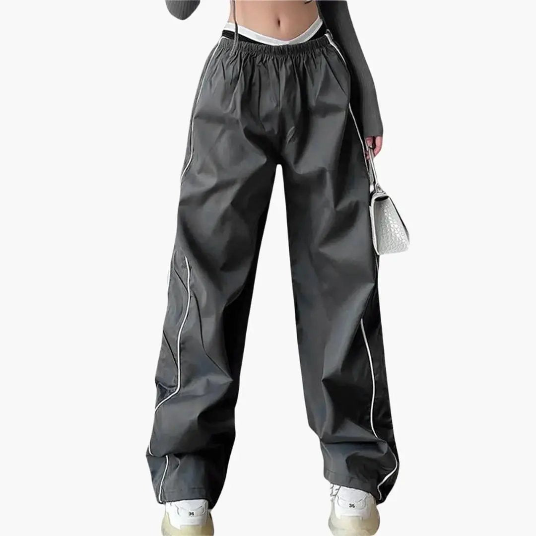 Women's Jogging Pants with Side Stripes