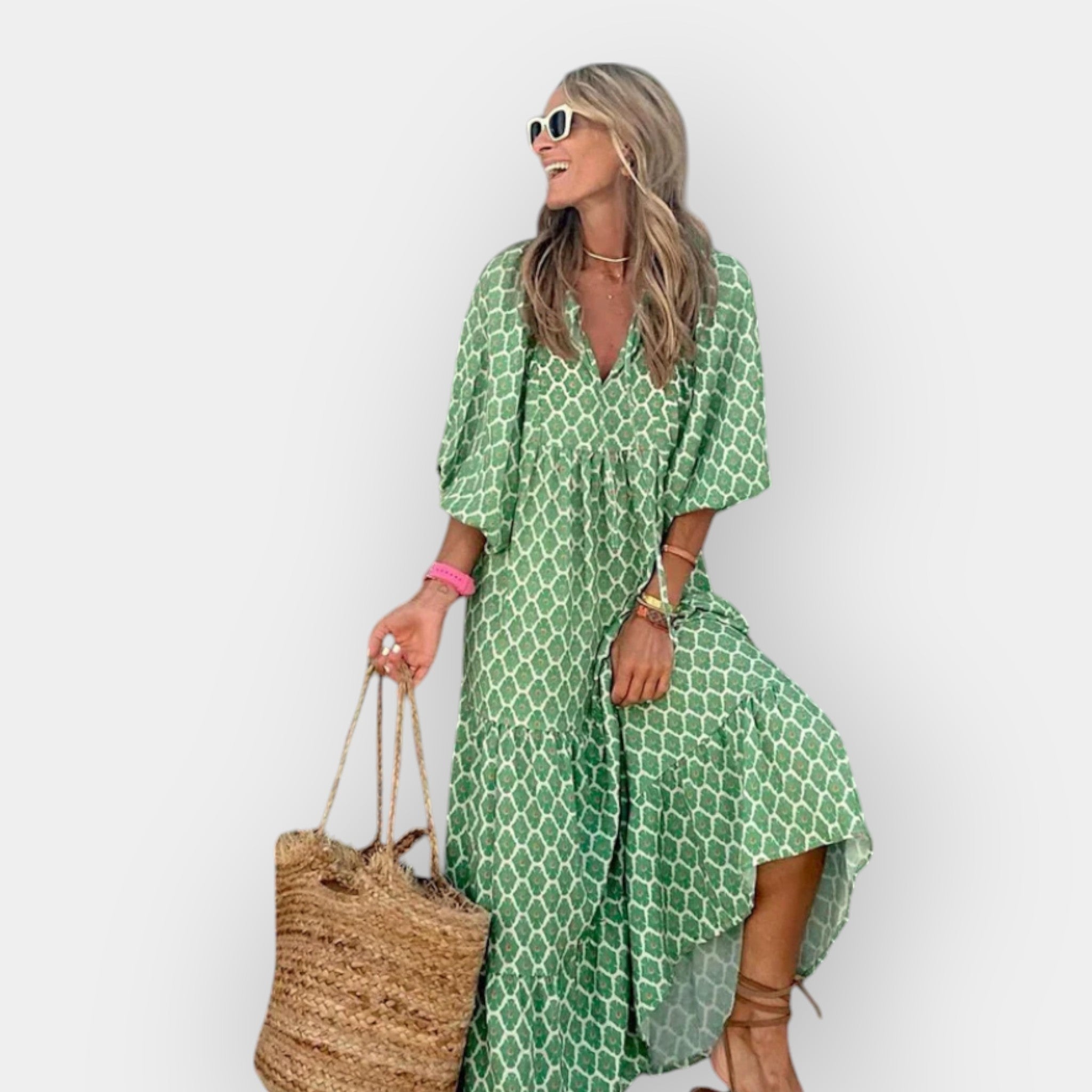 Floral Design Dress