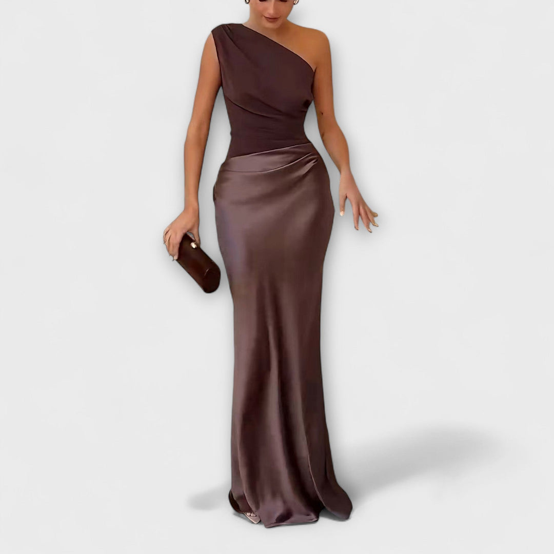 Maxi Dress with Open Shoulder