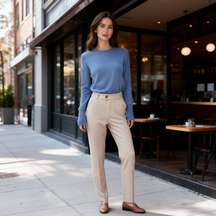 Women's Ankle Length Straight Leg Pants | Stylish