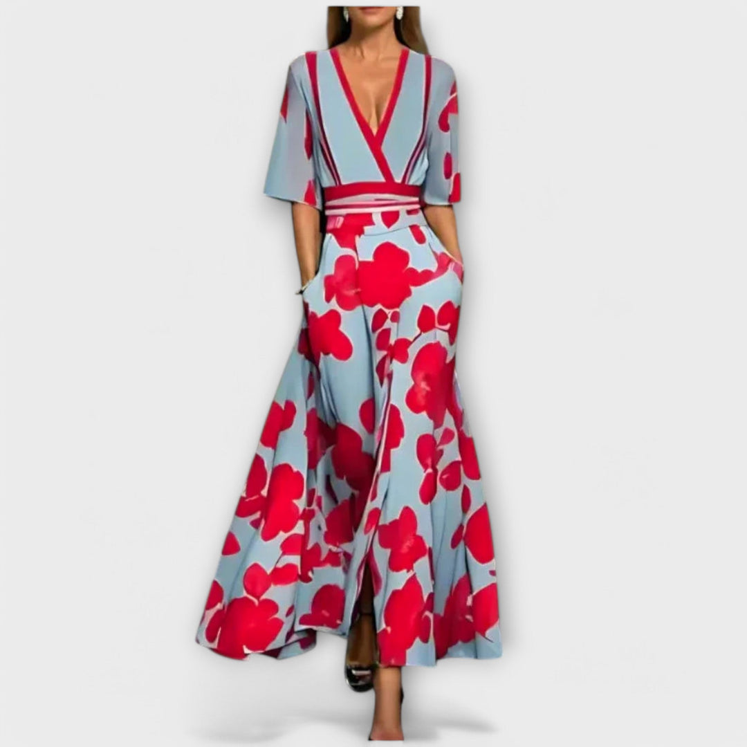 Elegant Floral Sheath Dress