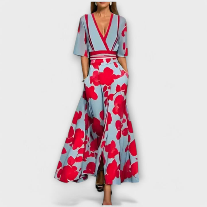 Elegant Floral Sheath Dress