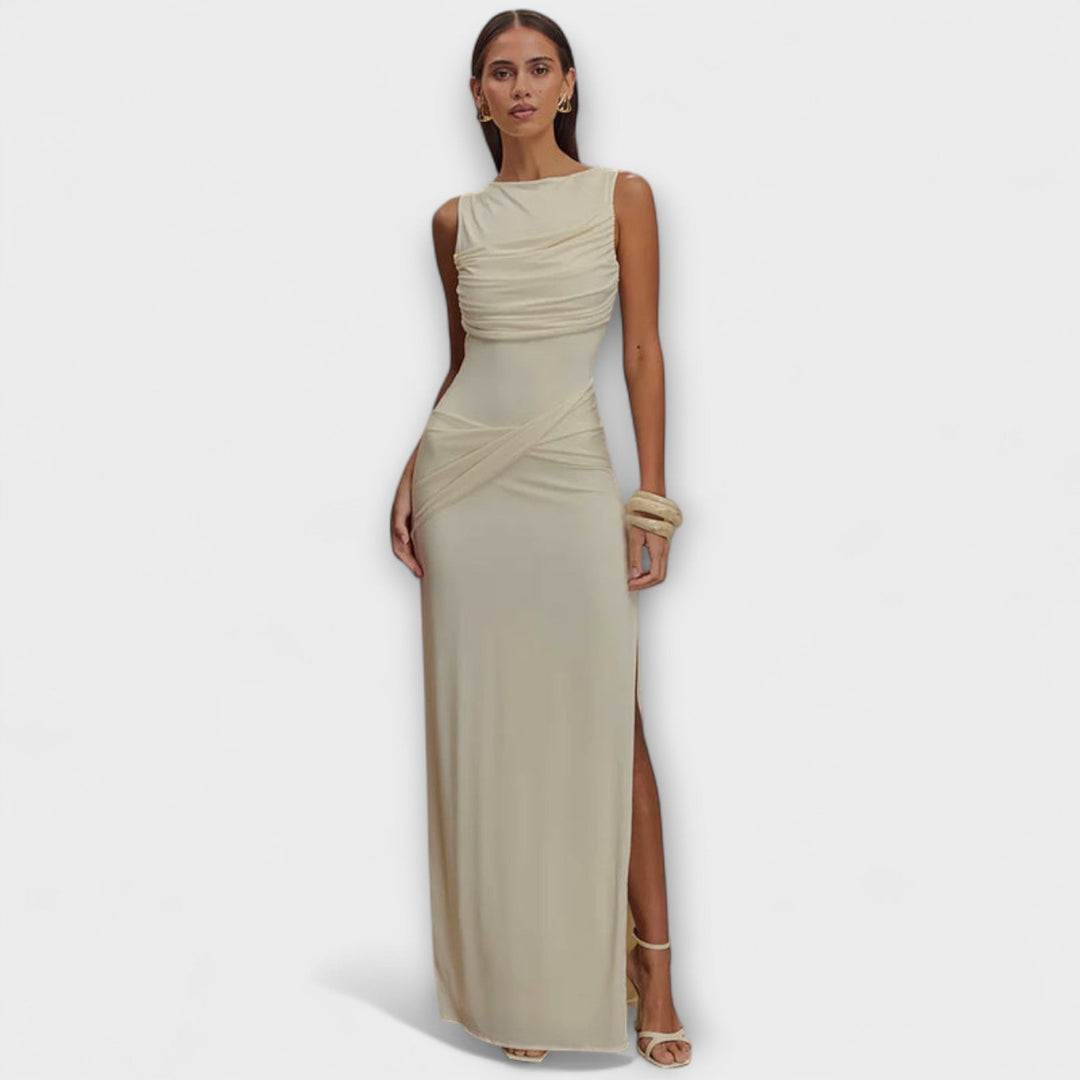 Stylish Maxi Dress with High Slit