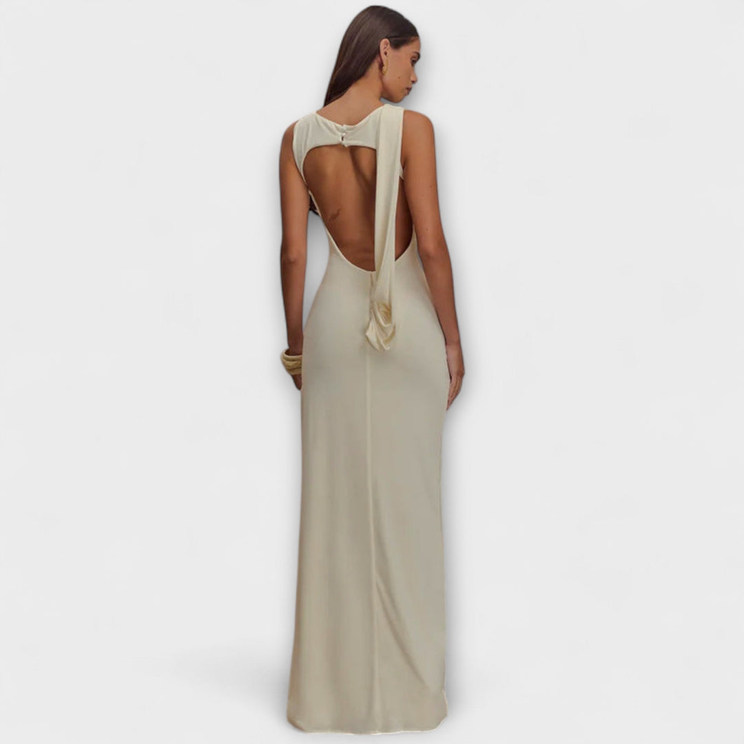 Stylish Maxi Dress with High Slit