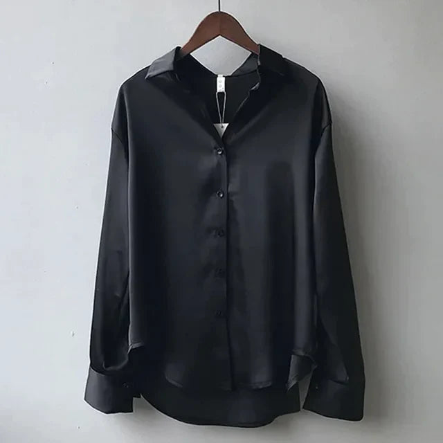 Women's Long Sleeves Button Down Shirt | Collar