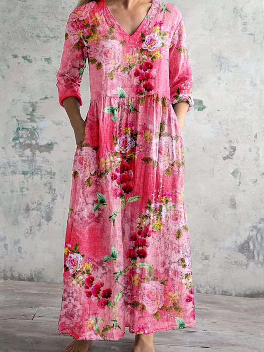 Fiona | Comfortable Summer Floral Dress