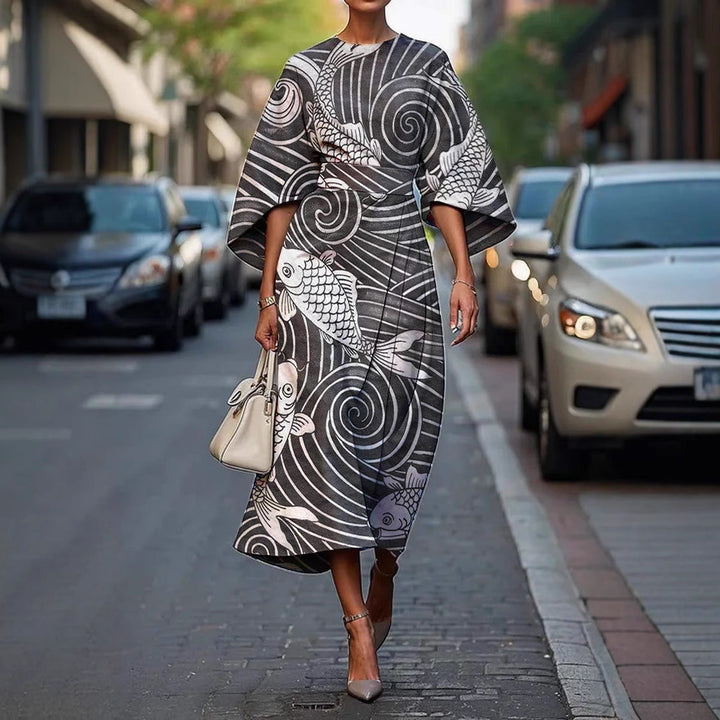 Zoraida Batwing Maxi Dress