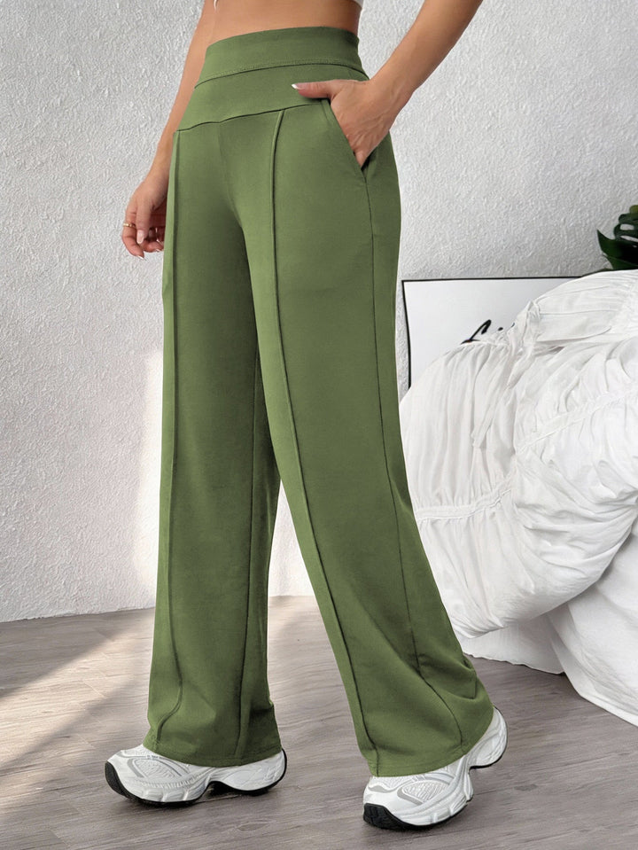 Outdoor high-waisted loose-fitting trousers
