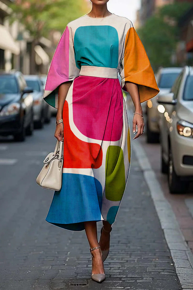 Zoraida Batwing Maxi Dress