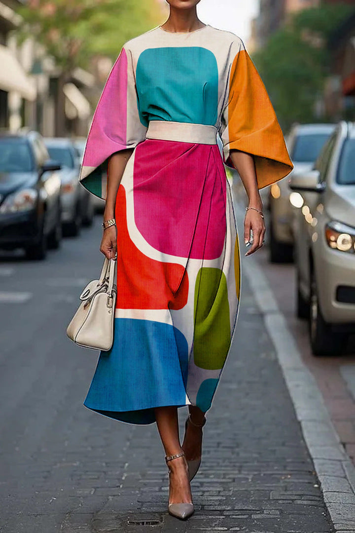 Zoraida Batwing Maxi Dress