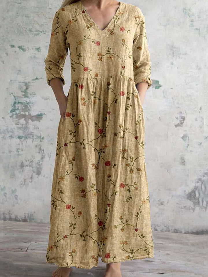 Fiona | Comfortable Summer Floral Dress