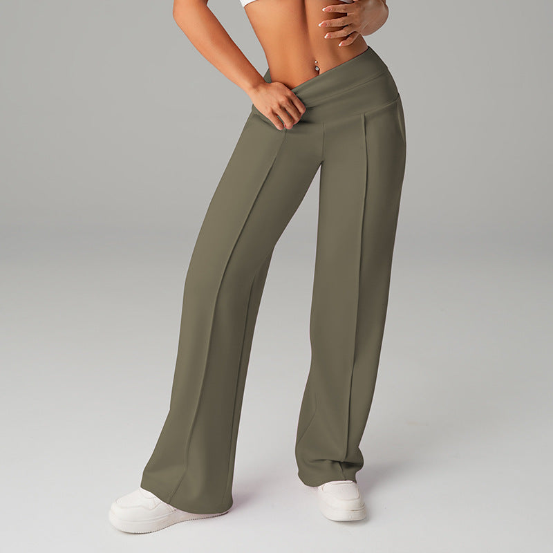 Outdoor high-waisted loose-fitting trousers