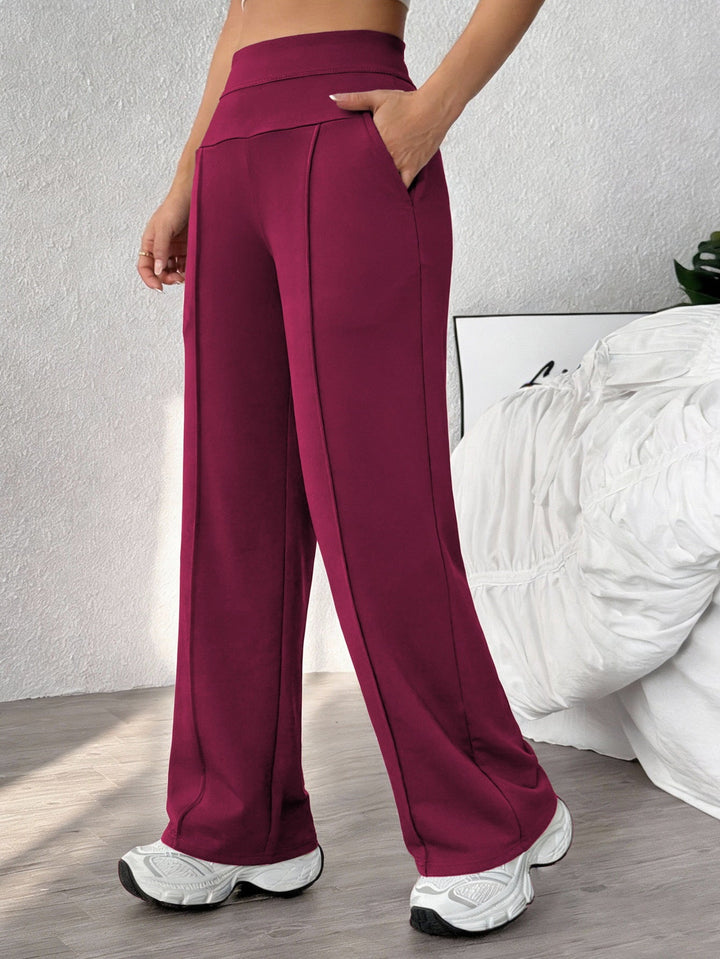 Outdoor high-waisted loose-fitting trousers