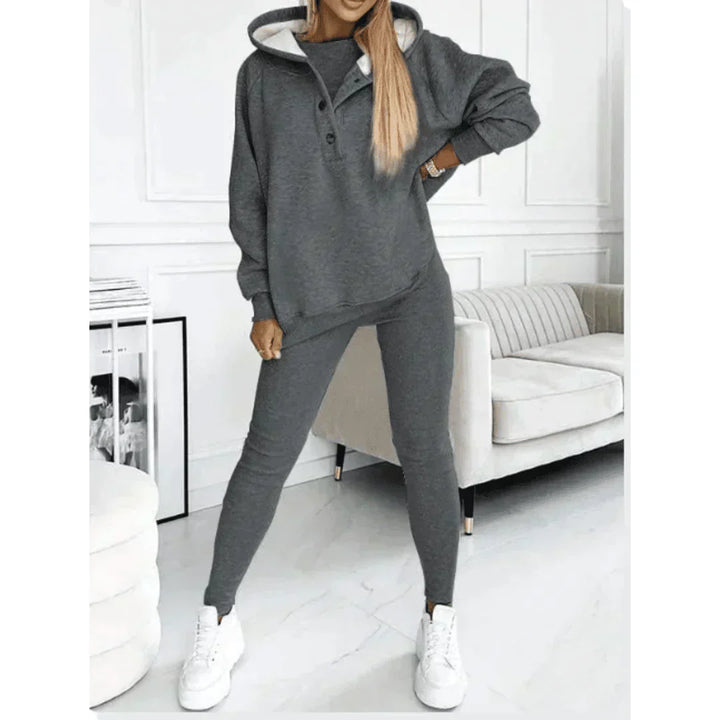Olivia | Women’s Trendy Three Piece Lounge Winter Set