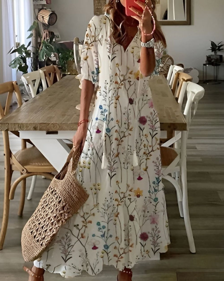 BOHO PRINT MAXI DRESS