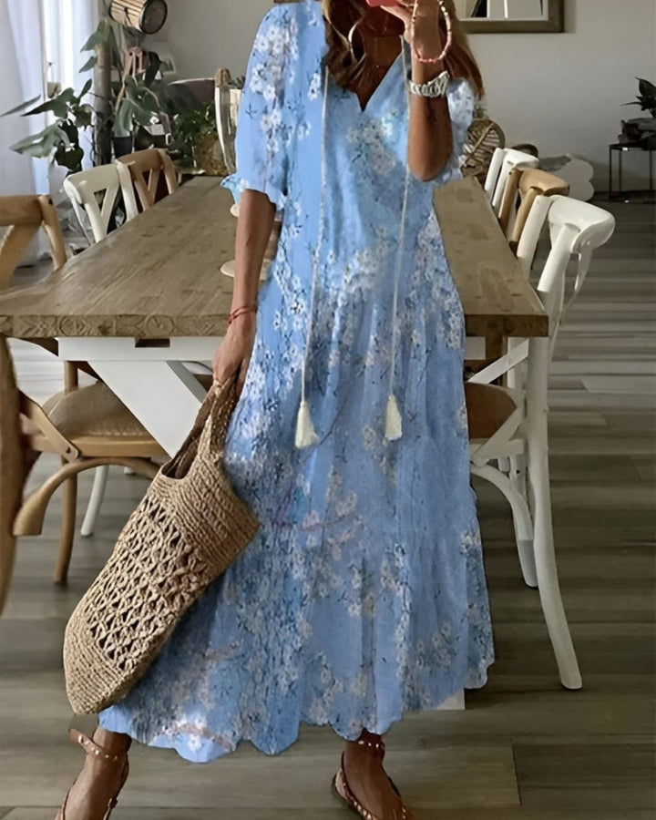 BOHO PRINT MAXI DRESS