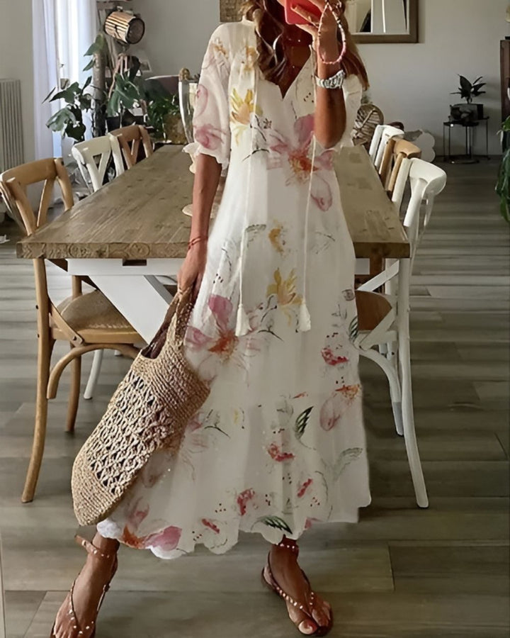 BOHO PRINT MAXI DRESS