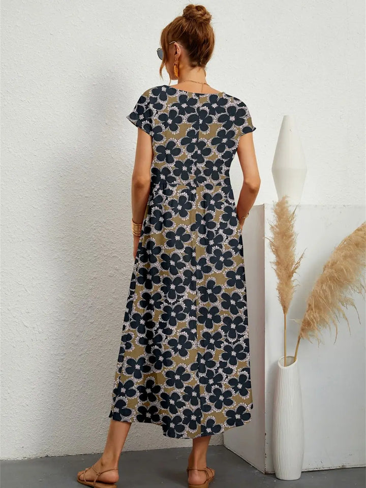 Emily | Bloom Waist Midi Dress