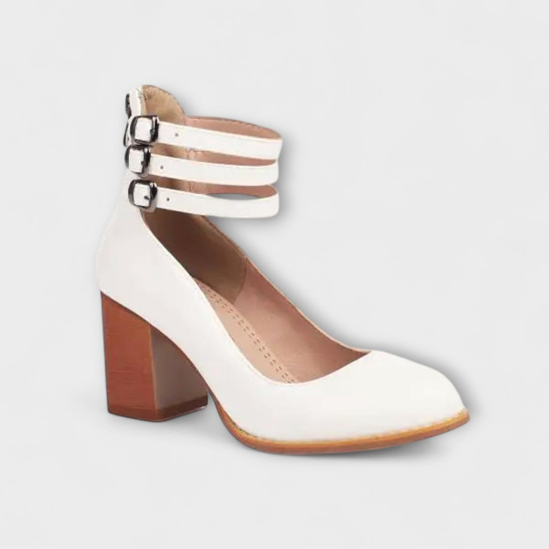 Pumps with Ankle Strap Design