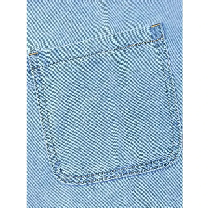 Emma Relaxed Denim-Look Dress
