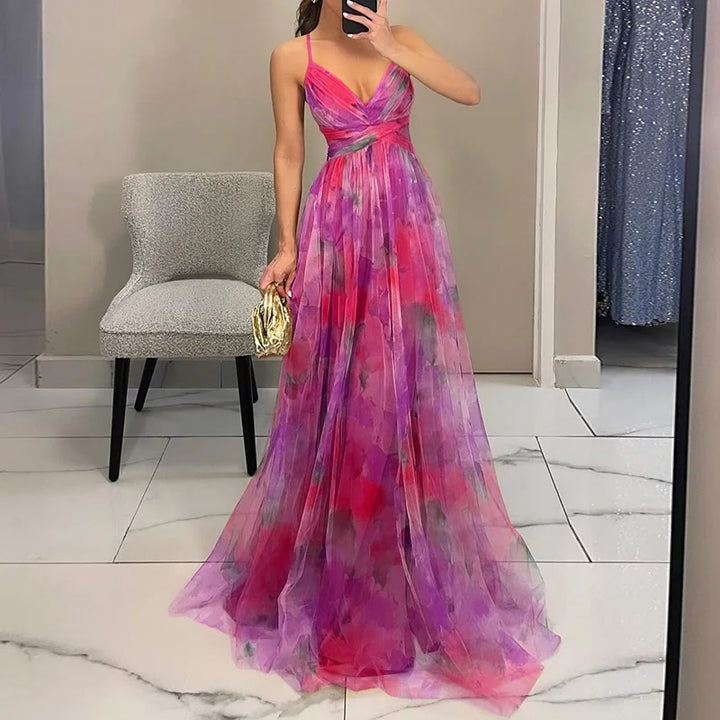 Gisele | Flattering Floral Maxi Dress