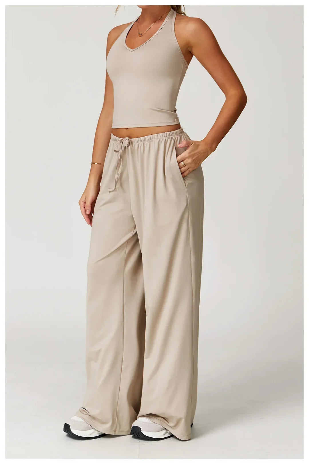 Eleanor | Women’s Winter Casual Wide Leg Loose Fit Pants