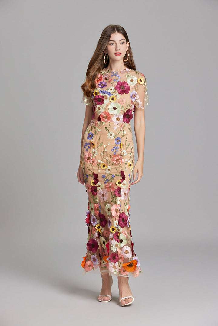 Women's Classic Floral Dress | Midi