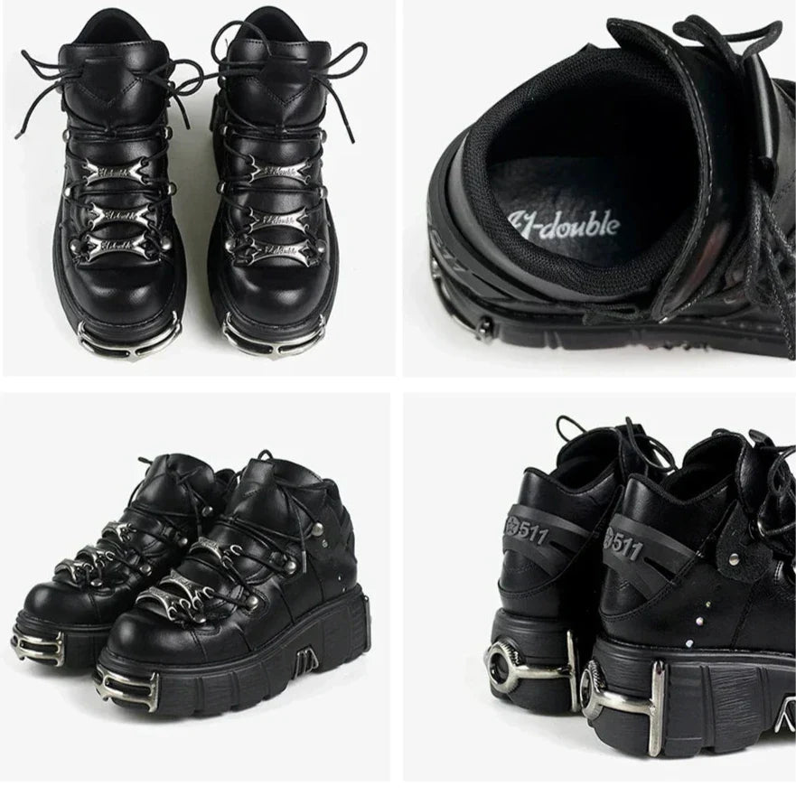 Rebel Rider Punk Ankle Shoes