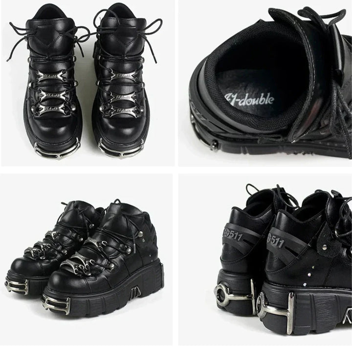 Rebel Rider Punk Ankle Shoes