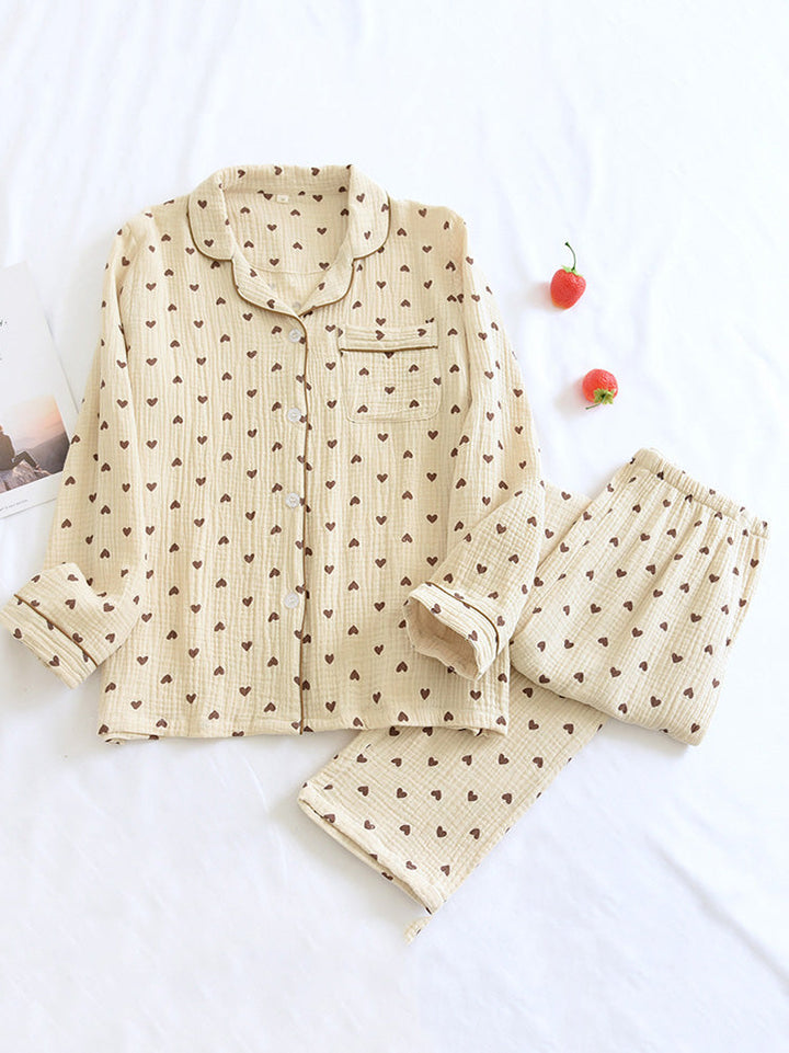 Hannah | Women’s Long Sleeve Two-Piece Pajama Set