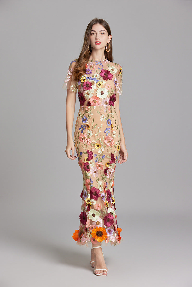 Women's Classic Floral Dress | Midi