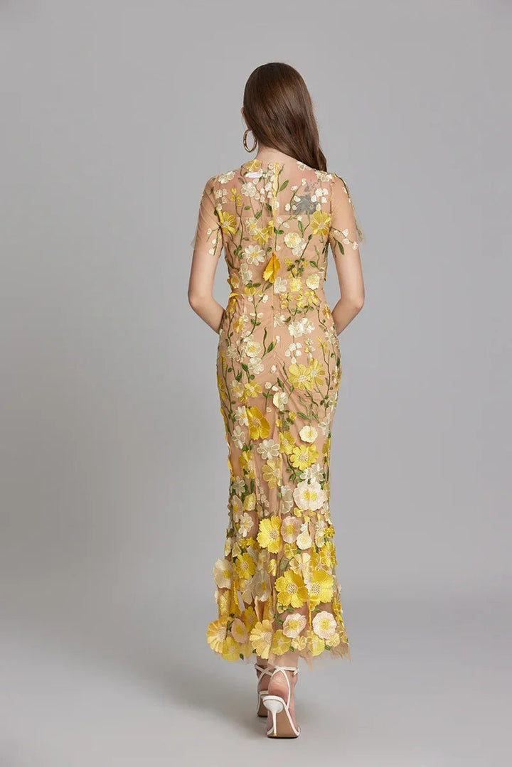 Women's Classic Floral Dress | Midi
